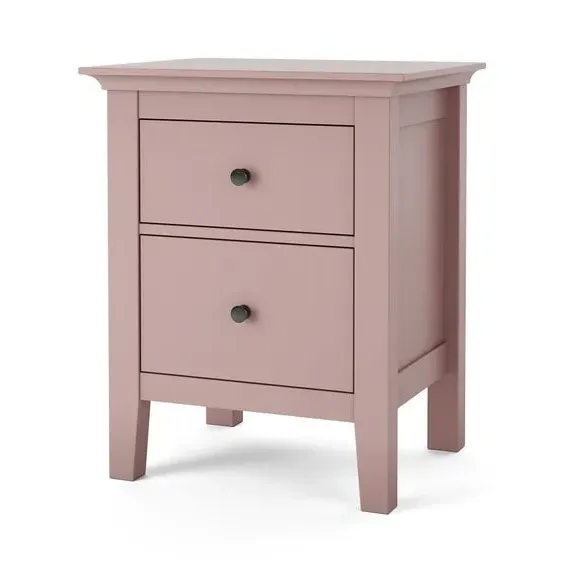 2-Drawer Bedside Table - Pink
