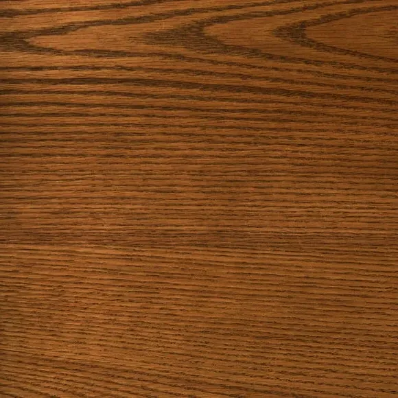 2-Drawer Bedside Table with Groove Handles - Wood