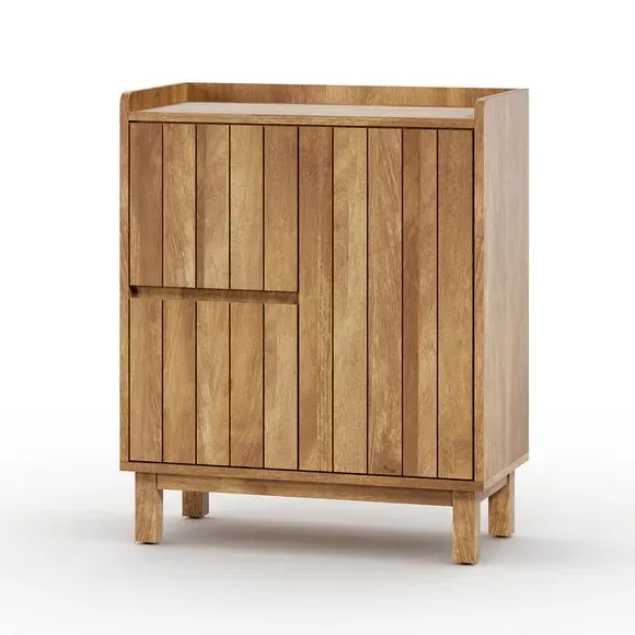 2 Drawer Cabinet - Mango Wood Effect
