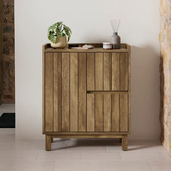 2 Drawer Cabinet - Mango Wood Effect image
