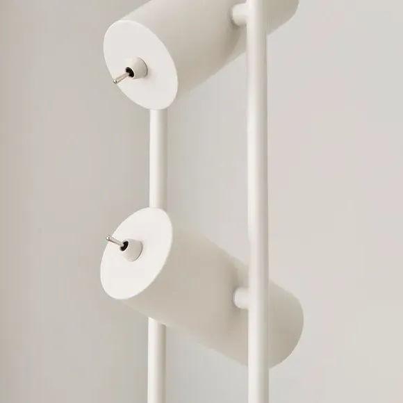 2-Light Floor Lamp Adjustable - Sandstone, Iron