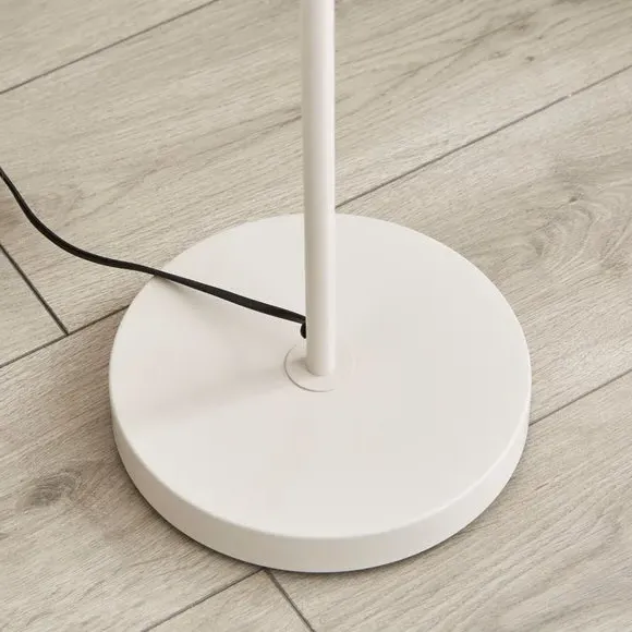 2-Light Floor Lamp Adjustable - Sandstone, Iron