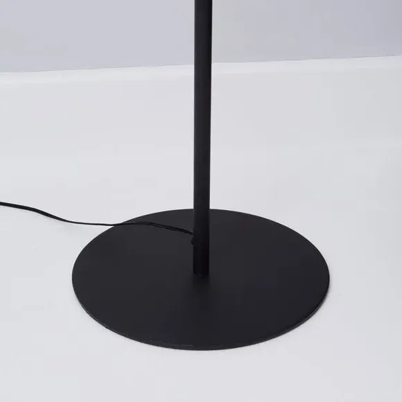 2-Light Floor Lamp Touch Dimmable - Black