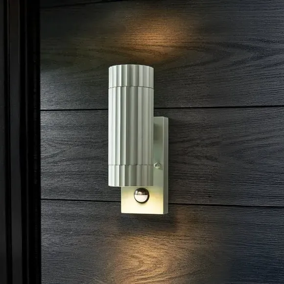 2 Light PIR Outdoor Wall Light - Sage