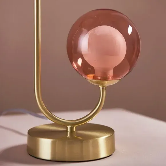 2-Light Table Lamp with Switch - Multicolor