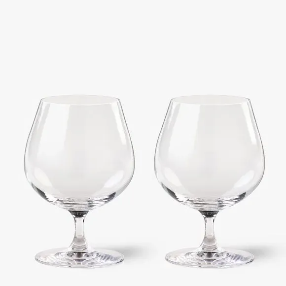 2-Pack Brandy Glasses - Clear, Crystal