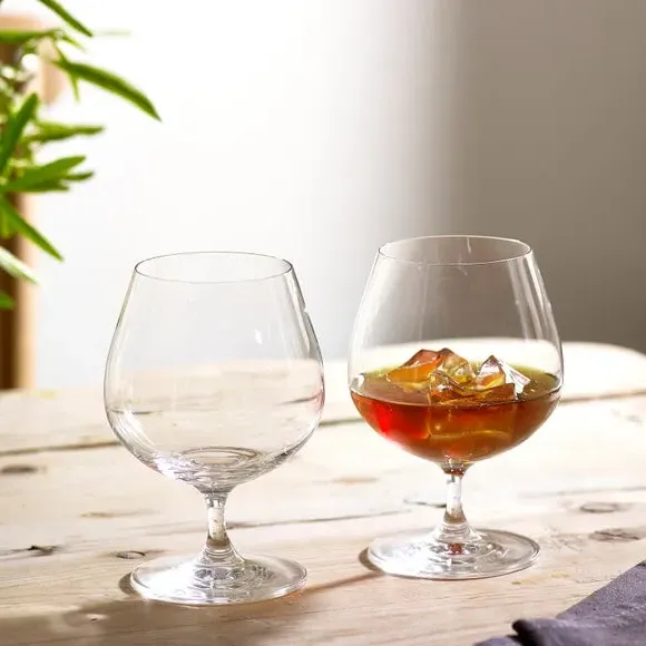 2-Pack Brandy Glasses - Clear, Crystal image