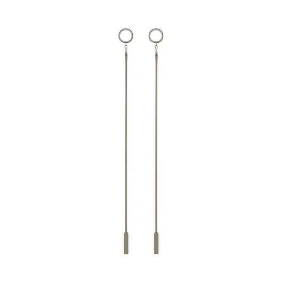 2-Pack Curtain Draw Rods - Mole, Metal