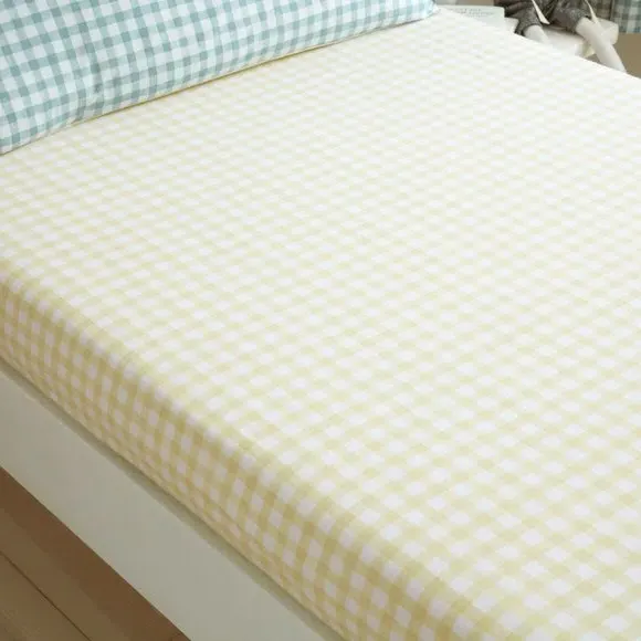 2-Pack Fitted Bed Sheets - Green, Cotton