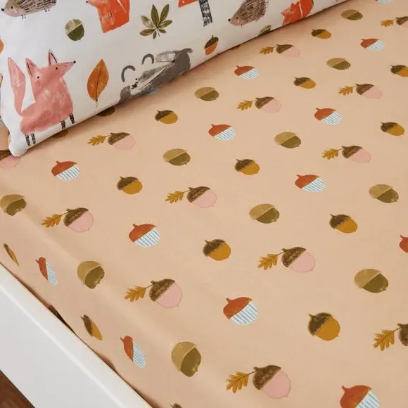 2-Pack Fitted Bed Sheets - Natural, Cotton