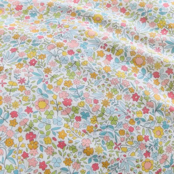 2-Pack Fitted Sheets with Frill - Multicolor, Cotton