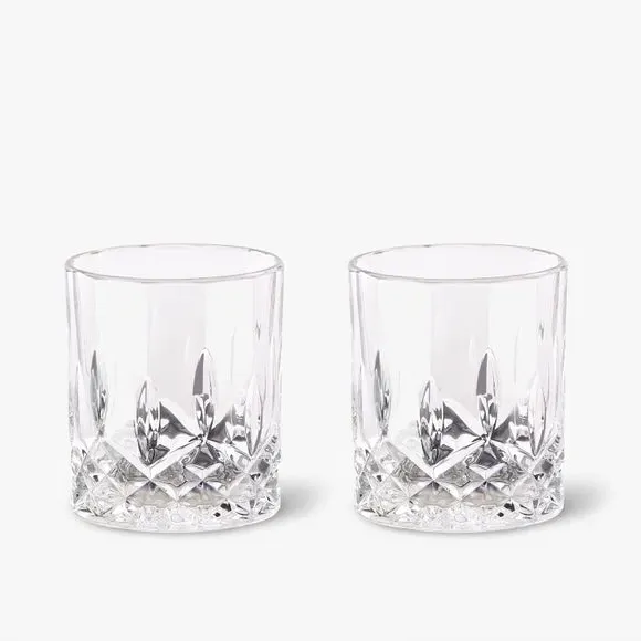 2-Pack Pressed Tumblers - Clear, Glass