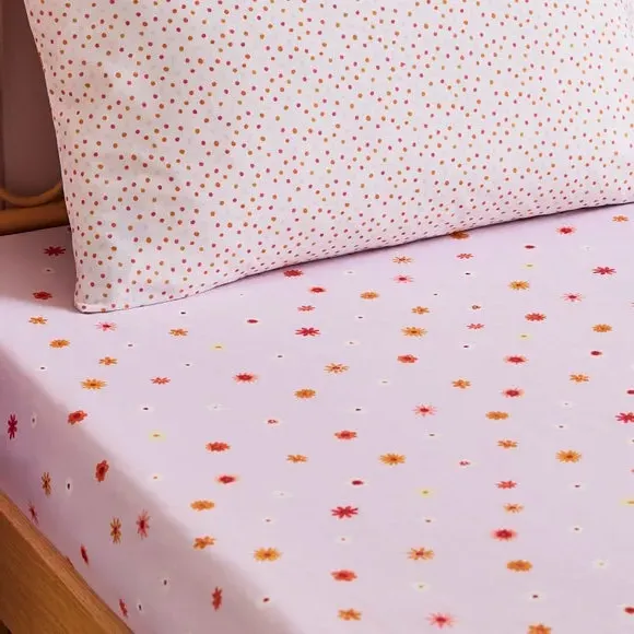 2-Pack Single Fitted Sheets - Lilac, Polycotton image