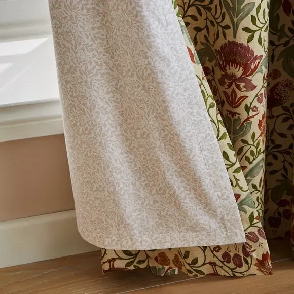 2-Panel Eyelet Curtain Linings - Natural