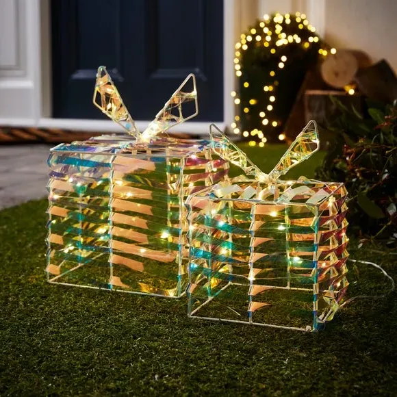 2-Piece Light Up Parcels - Multicolor