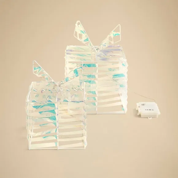 2-Piece Light Up Parcels - Multicolor