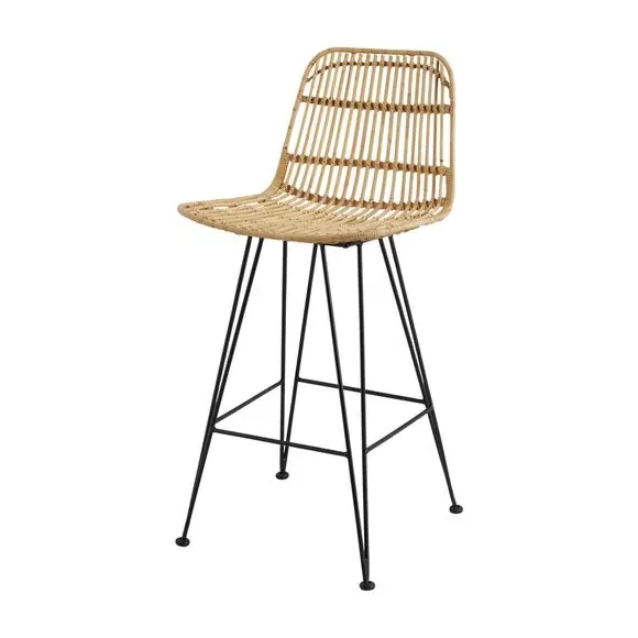2-Seater Bar Table Set with Stools - Natural