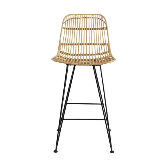 2-Seater Bar Table Set with Stools - Natural
