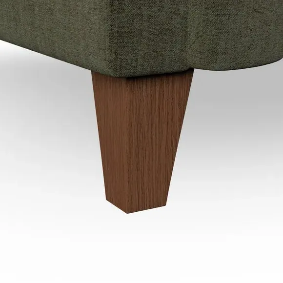 2-Seater Chesterfield Sofa - Green, Chenille
