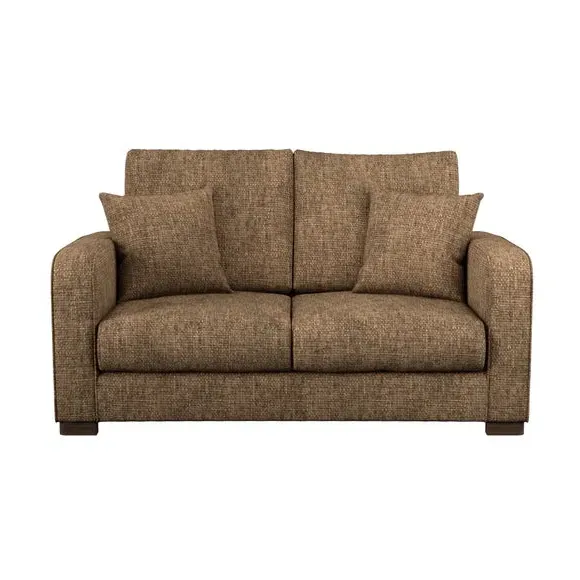 2-Seater Deep Sit Sofa - Caramel, Chenille
