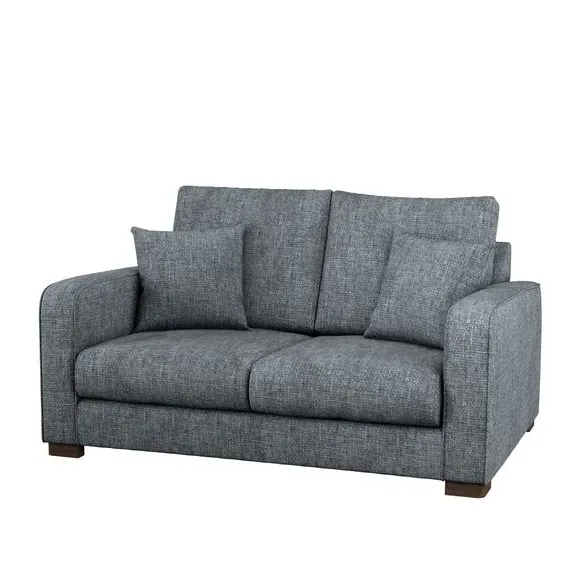 2-Seater Deep Sit Sofa - Charcoal, Chenille