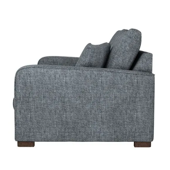 2-Seater Deep Sit Sofa - Charcoal, Chenille