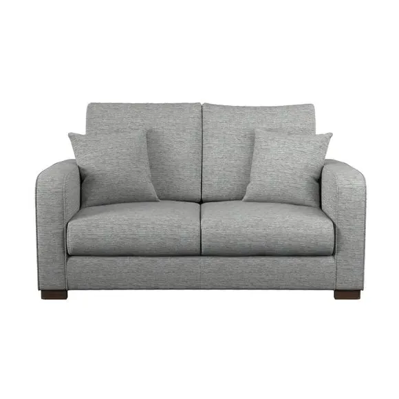 2-Seater Deep Sit Sofa - Grey, Fabric