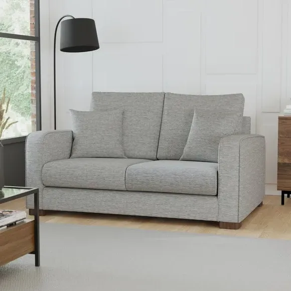 2-Seater Deep Sit Sofa - Grey, Fabric image