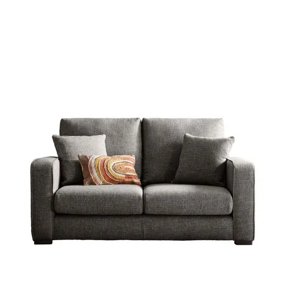 2-Seater Deep Sit Sofa - Grey, Multi Weave