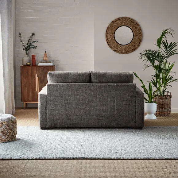 2-Seater Deep Sit Sofa - Grey, Multi Weave