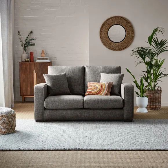 2-Seater Deep Sit Sofa - Grey, Multi Weave image