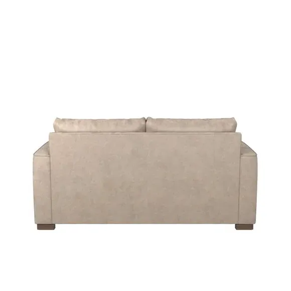 2-Seater Deep Sit Sofa - Mink, Faux Leather