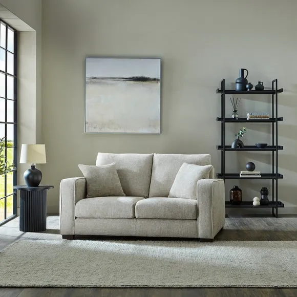 2-Seater Deep Sit Sofa - Mushroom, Chenille