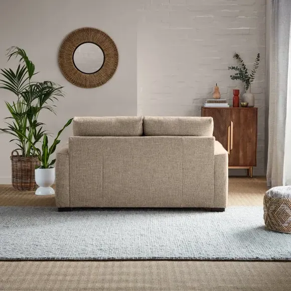2-Seater Deep Sit Sofa - Natural, Multi Weave