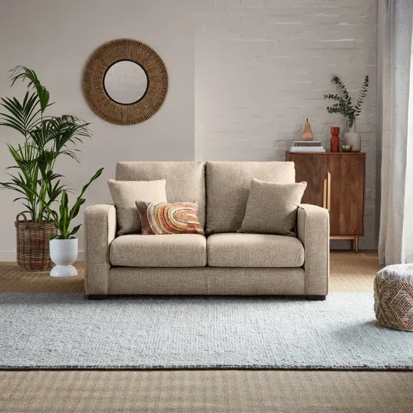 2-Seater Deep Sit Sofa - Natural, Multi Weave