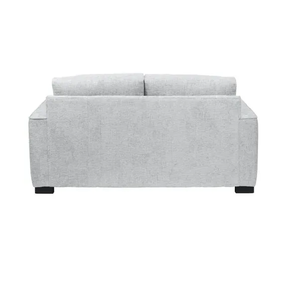 2-Seater Deep Sit Sofa - Silver, Chenille
