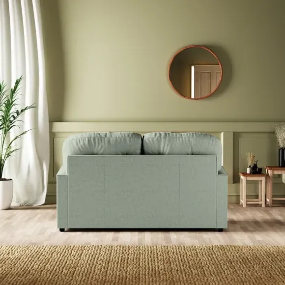 2-Seater Sofa Bed Convertible - Green, Velvet