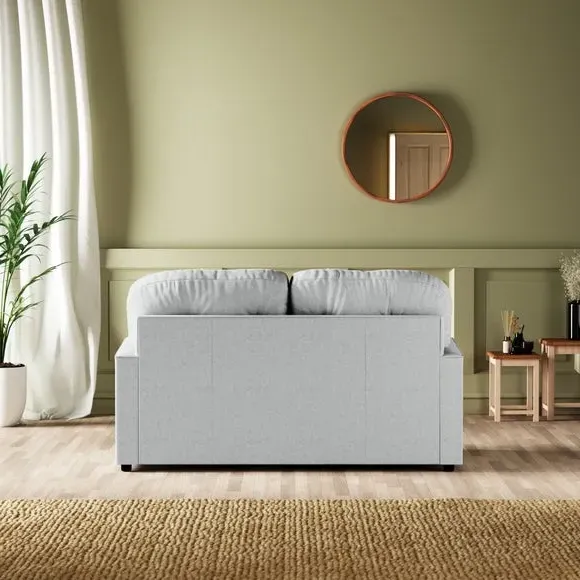 2-Seater Sofa Bed Convertible - Grey, Velvet