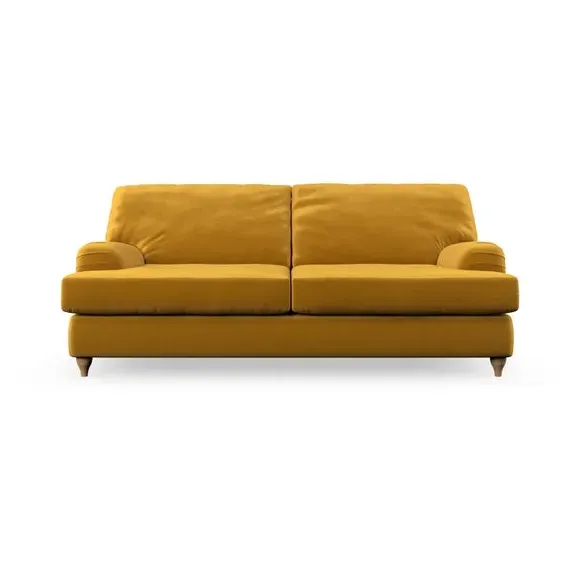 2-Seater Sofa Bed with Storage - Amber, Velvet