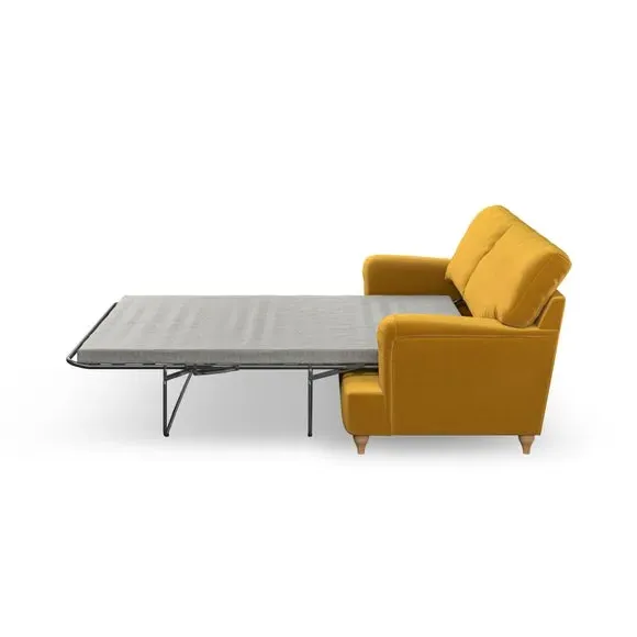 2-Seater Sofa Bed with Storage - Amber, Velvet