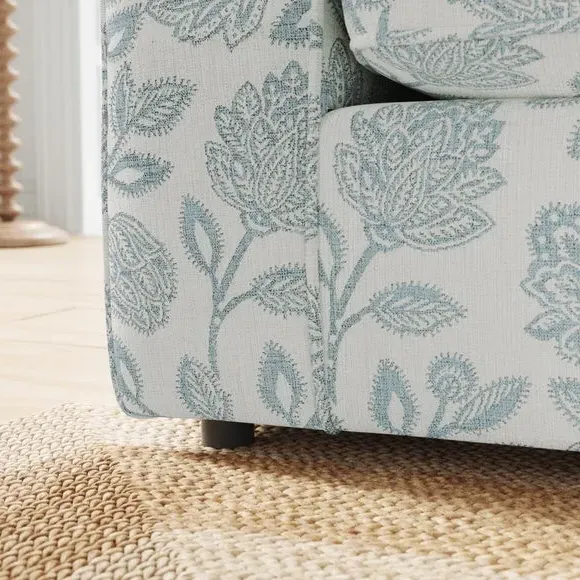 2-Seater Sofa Bed with Storage - Blue, Fabric