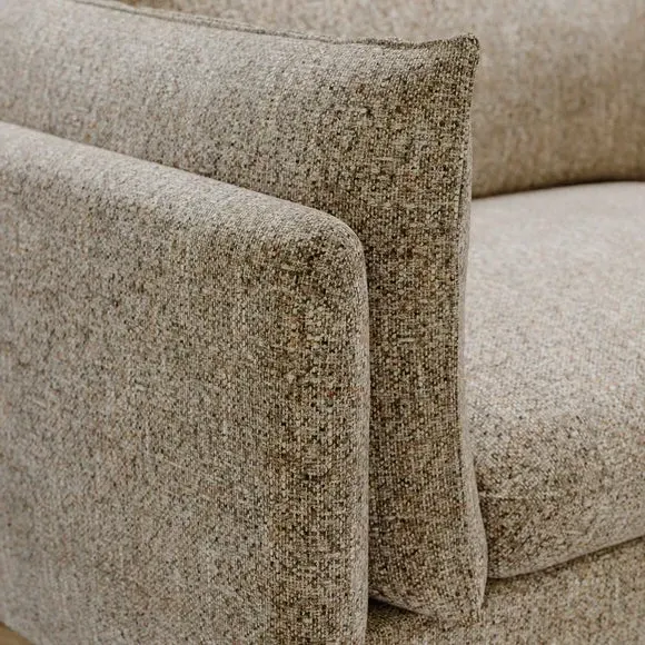 2-Seater Sofa Bed with Storage - Bronze, Chenille