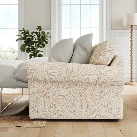 2-Seater Sofa Bed with Storage - Butterscotch, Fabric