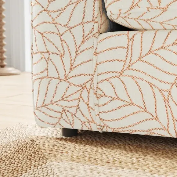2-Seater Sofa Bed with Storage - Butterscotch, Fabric