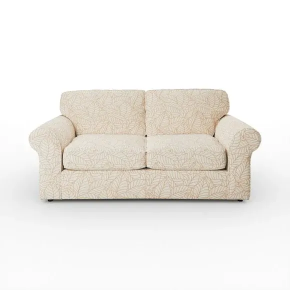 2-Seater Sofa Bed with Storage - Butterscotch, Fabric