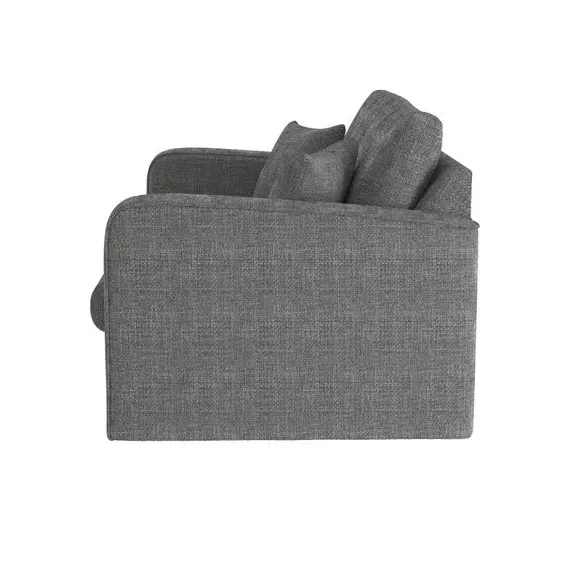2-Seater Sofa Bed with Storage - Charcoal, Chenille