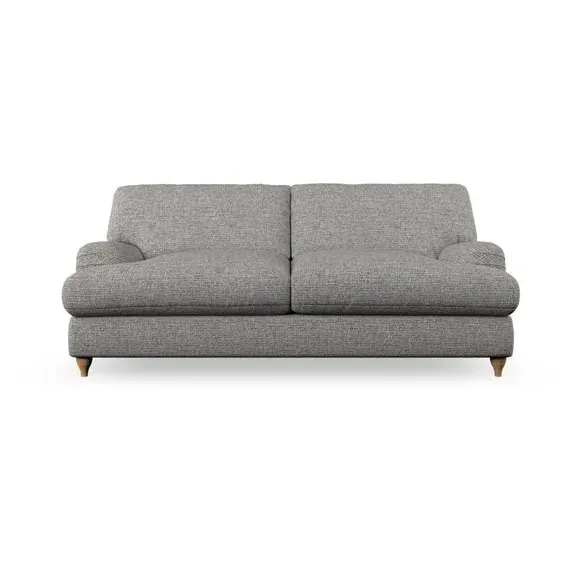 2-Seater Sofa Bed with Storage - Charcoal, Fabric