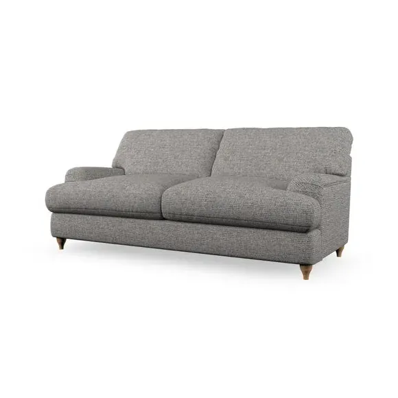 2-Seater Sofa Bed with Storage - Charcoal, Fabric