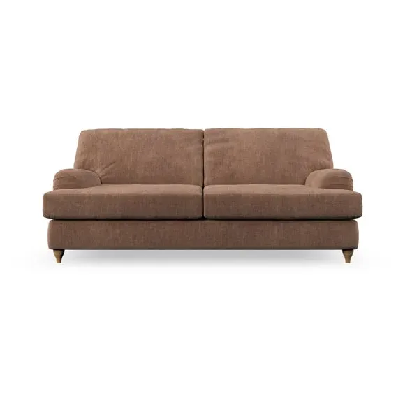 2-Seater Sofa Bed with Storage - Clay, Chenille