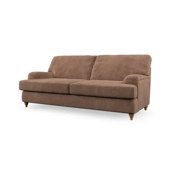 2-Seater Sofa Bed with Storage - Clay, Chenille